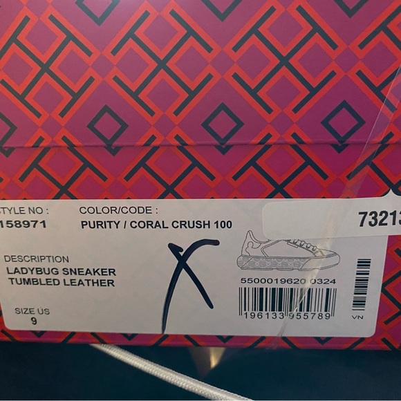NWB Tory Burch Ladybug Women’s Sneakers - Picture 11 of 11